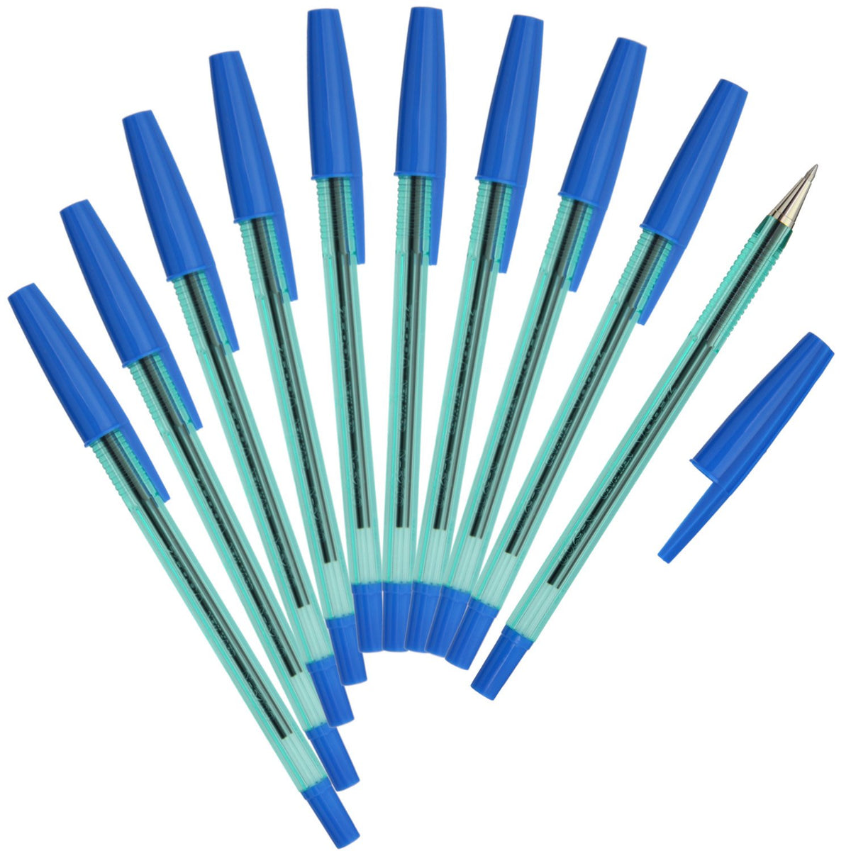 Zebra B-BNR2-BL Oil-Based Ballpoint Pen, New Hard Care S, Blue, 10 Pieces