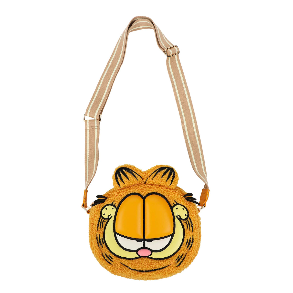 Bioworld Garfield 3D Character Plush Women's Crossbody Bag