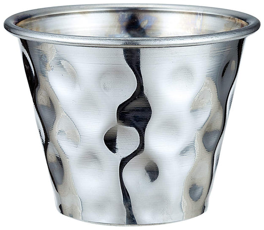 Sanho Sangyo 03115071 Sauce Pot, Silver, 0.2 fl oz (6.0 cc), Sauce Cup, Hammered