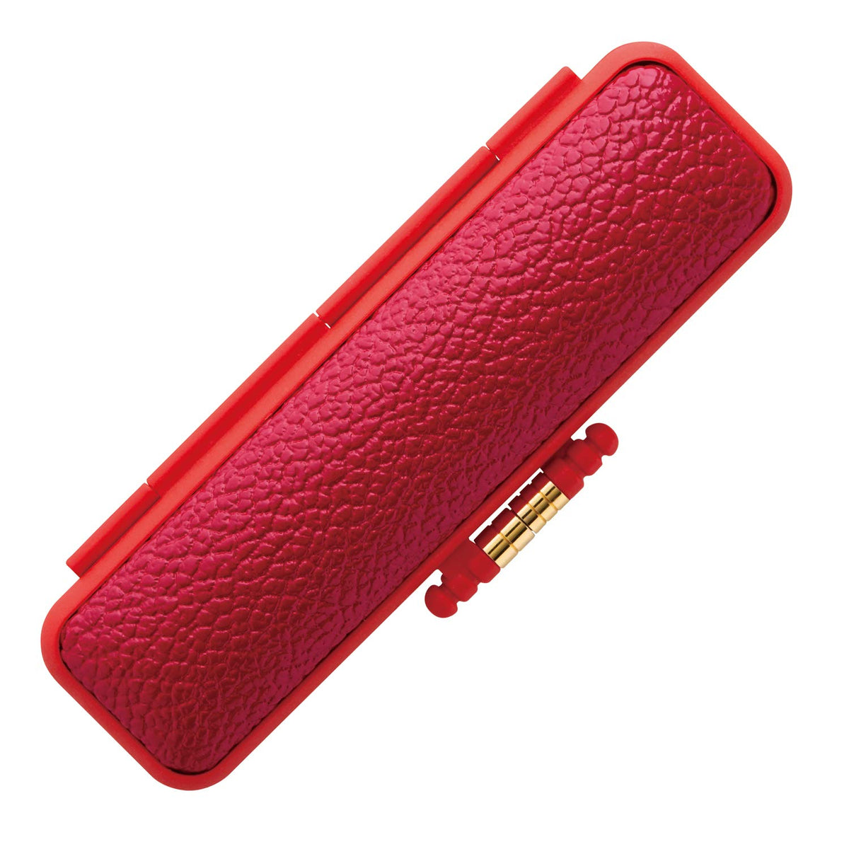 Shachihata THC-PS-M2/H Seal Case, Fir Leather, Red
