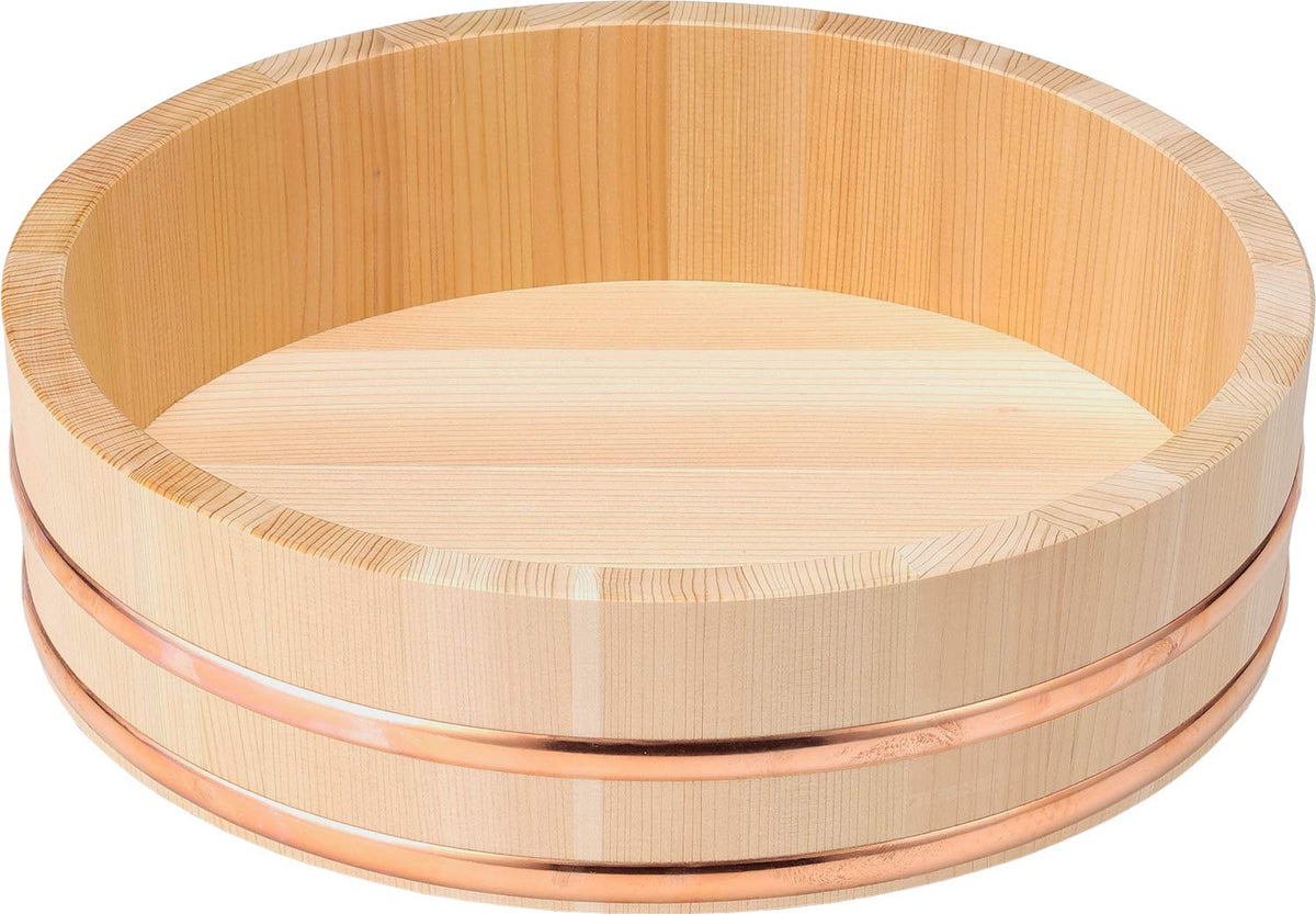木曽工芸 Kiso Kogei FH-36 Ohitsu Wooden Sawara Sushi Rice Stand, 14.2 inches (36 cm), Approx. 14.2 inches (7 cm), Made in Japan