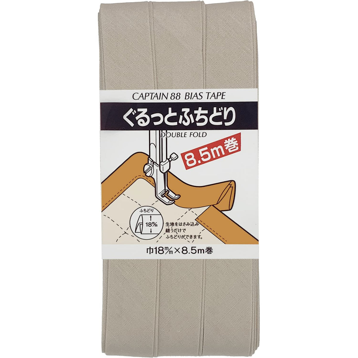 CAPTAIN88 ぐるっとふちどり 巾18mm×8.5m巻 CP33-535
