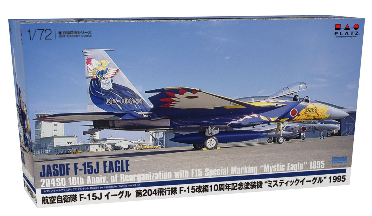 Platz 1/72 Air Self-Defense Force F-15J Eagle 204th Squadron F-15 Reform 10th Anniversary Paint Machine Mystic Eagle 1995 Plastic Model AC-100 (Airplane)