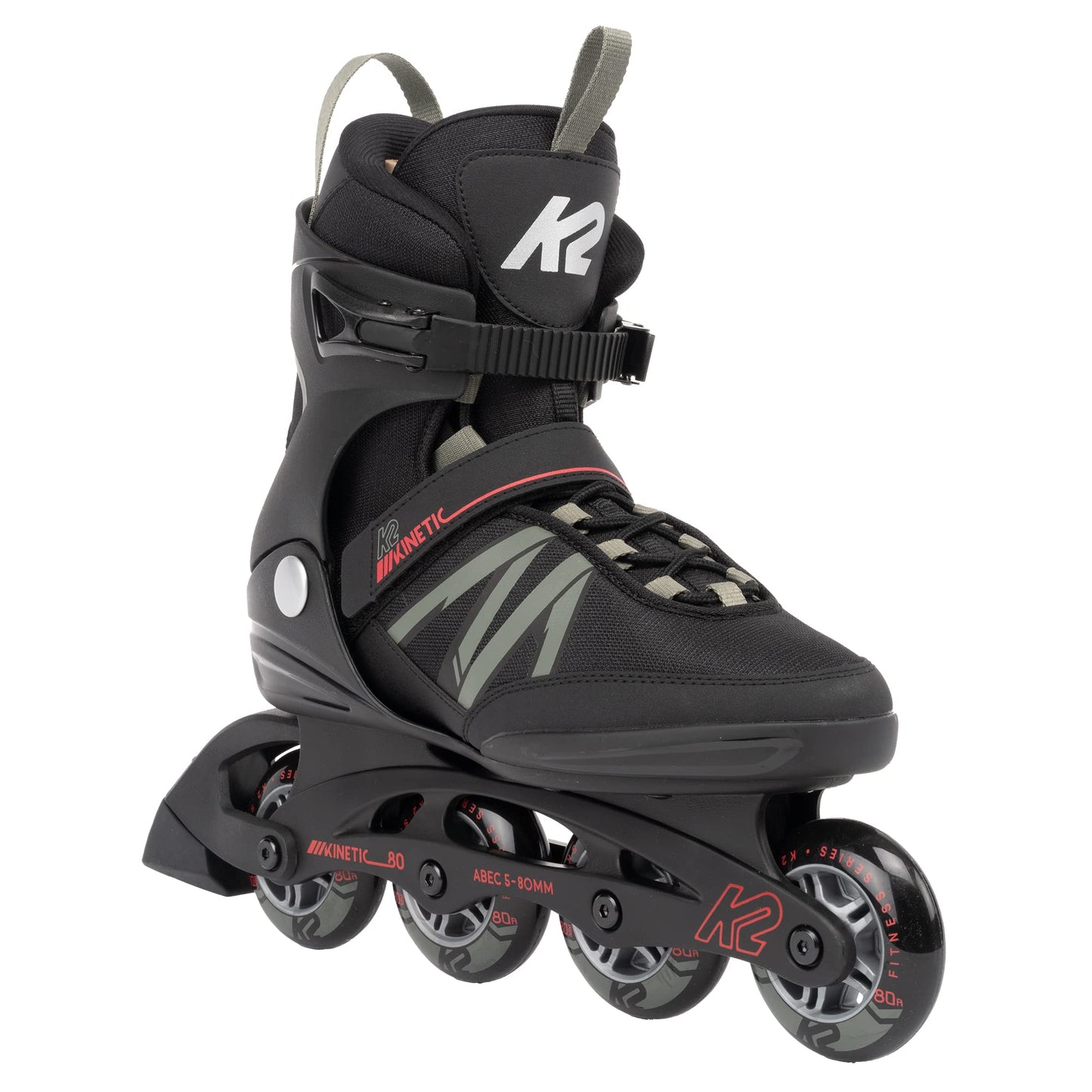 K2 Skate Kinetic 80 M, Color: Black/Gray, Size: 8.5 (I220200701085)