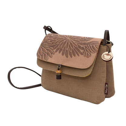 Persimmon Dyed "Macaron" Two-Way W Pochette