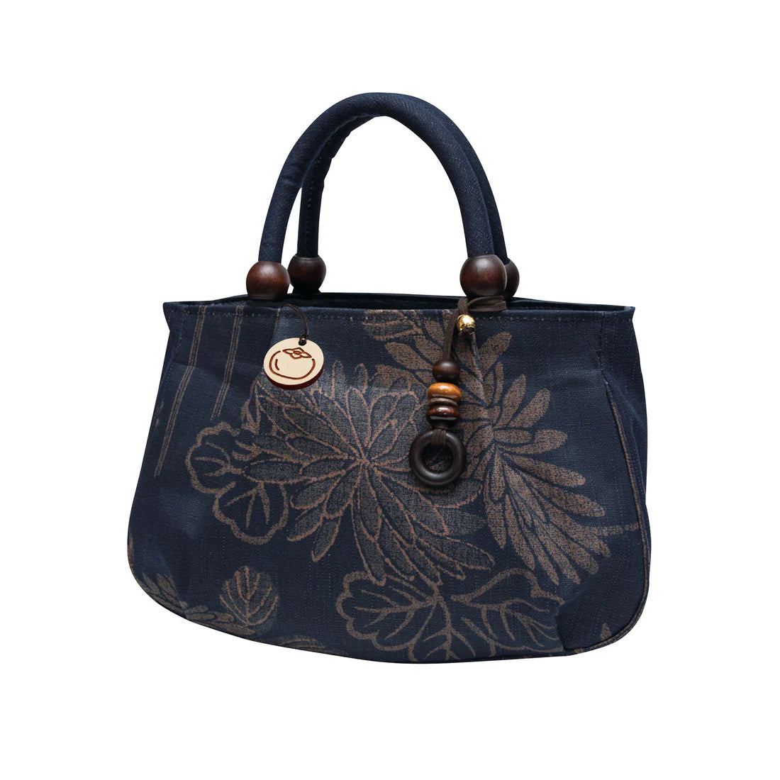 Indigo & Persimmon Dyed "Marron" Handbag