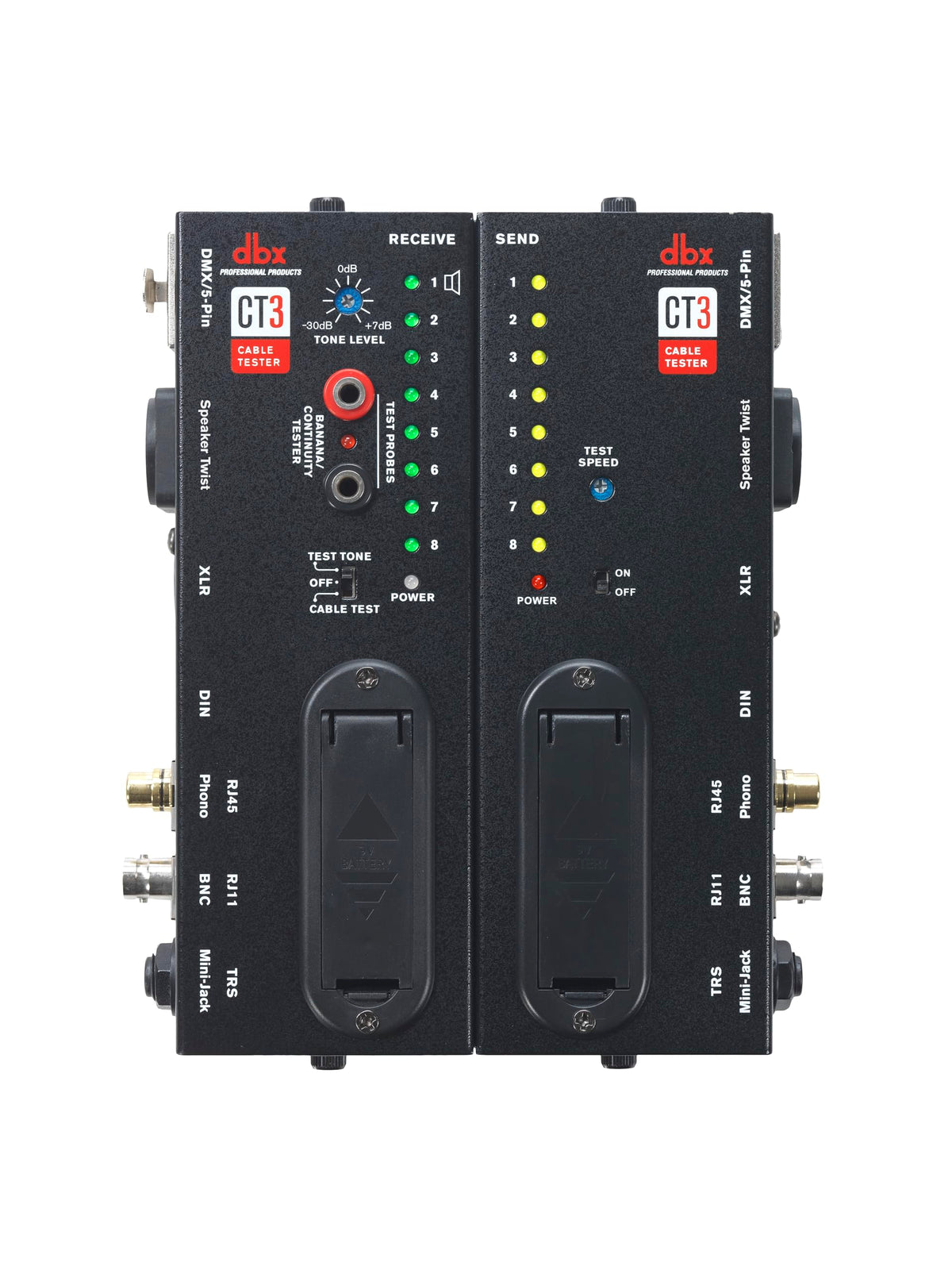 dbx CT-3 Advanced Cable Tester, Black