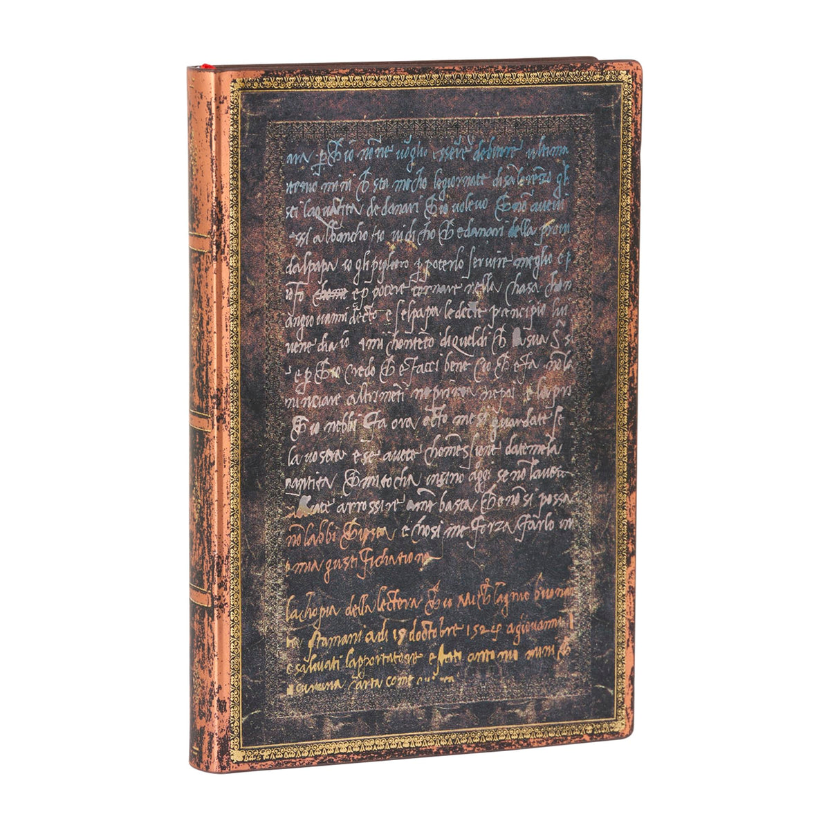 Paperblanks/Paper Blanks, Notebook, Softcover, Michelangelo, Handwriting, Mini A6, Ruled FB9638-2