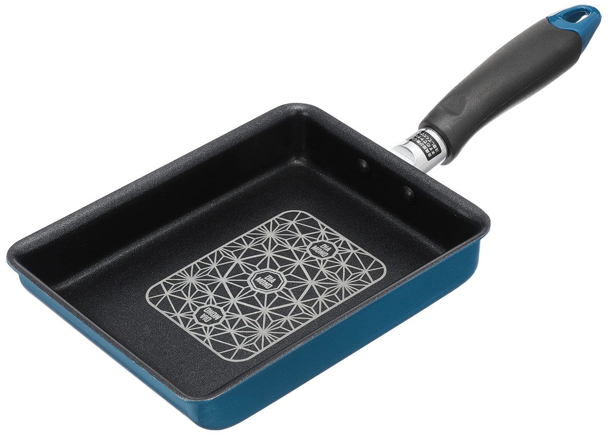 Wahei Freiz RB-1913 Diamond Coated Egg Grill, 5.1 x 7.1 inches (13 x 18 cm), Egg Pan, Induction and Gas Compatible, Tough Diamond