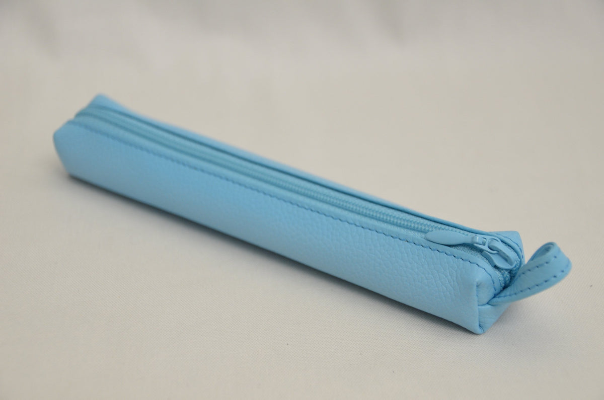 Leather pen case (pencil case Re-FudeIri) SS Sky Blue (japan import)
