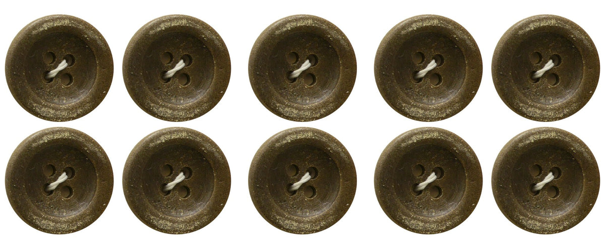 BELL ART AZWA-0208 Neonratic Buttons, 0.7 inches (18 mm), Col.47 Gray, Pack of 10