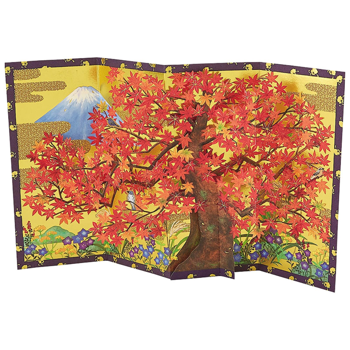 Sanrio 013129 Message Card, Autumn Foliage, Greeting Card, Overseas Shipping Available, JAU 20-3