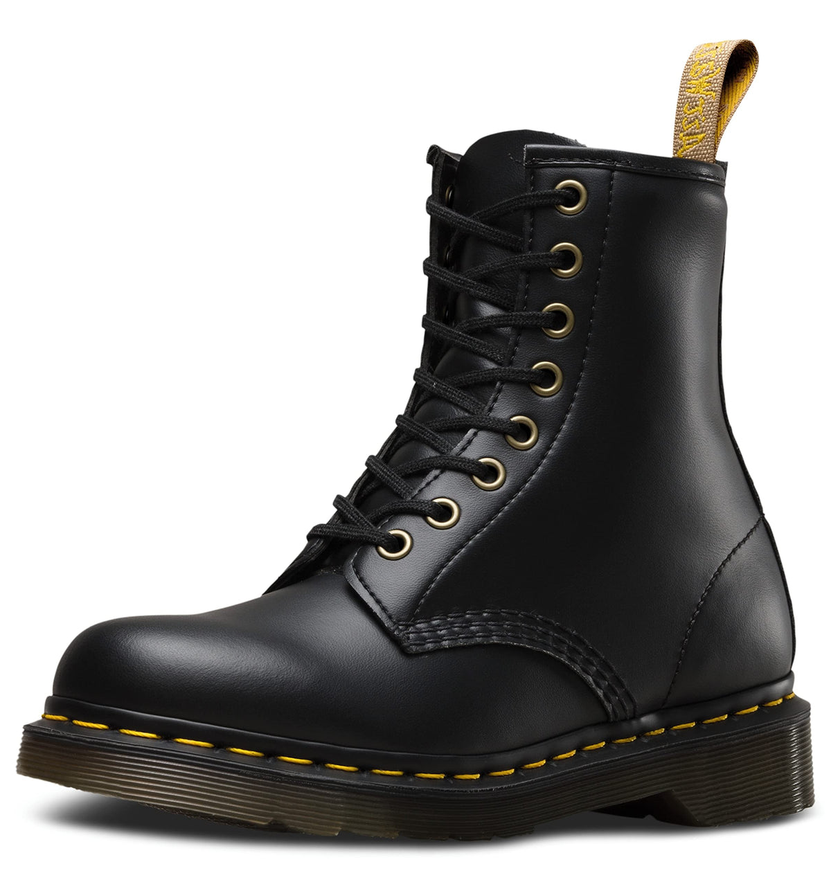 Dr. Martens Unisex Vegan 1460 8 Eye Boot, Black Felix Rub Off, 12 Women/11 Men