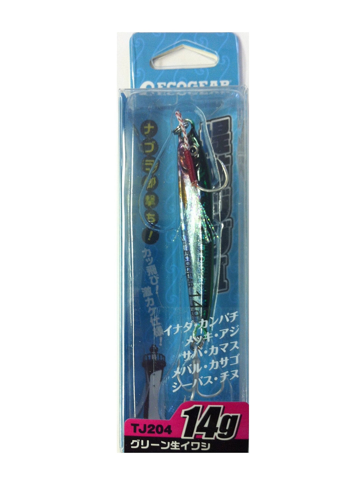 ECOGEAR embankment jig II14g TJ204 Green raw sardine