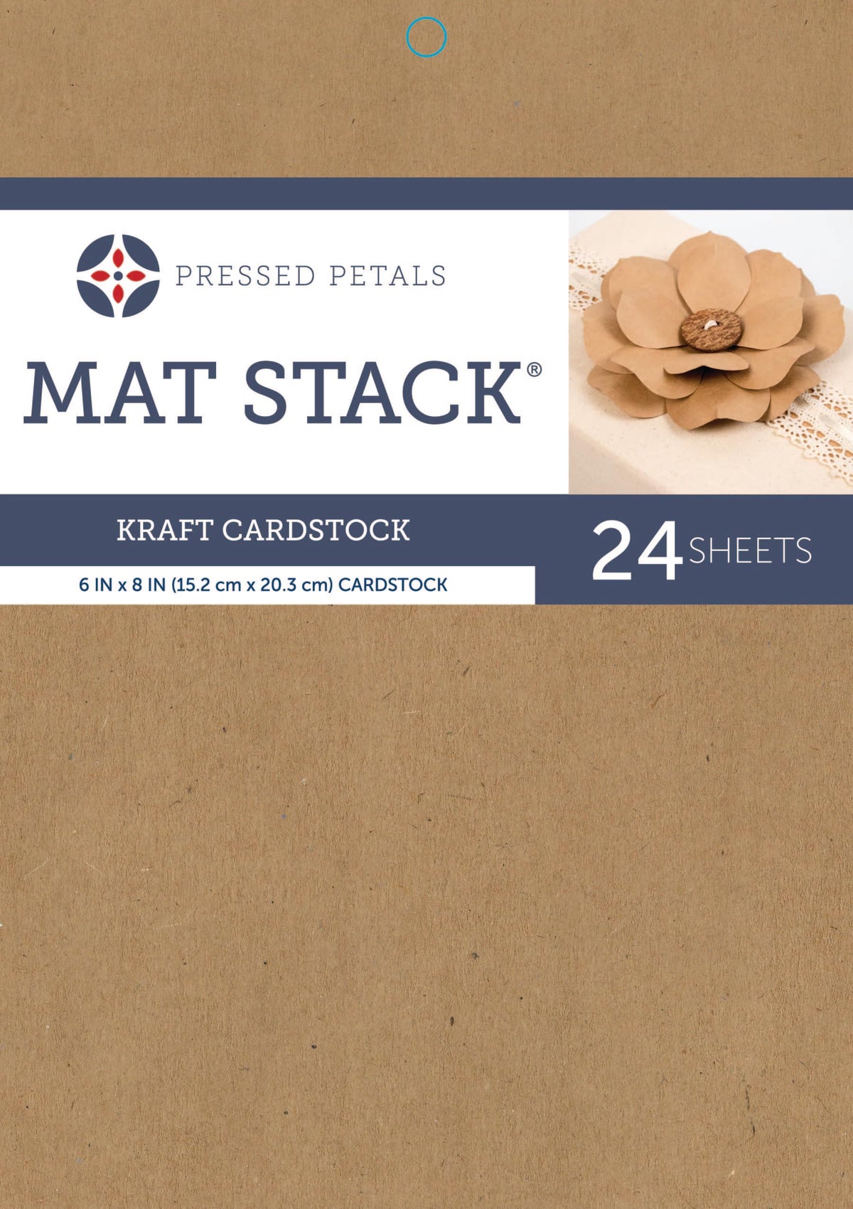 DCWV Mat Stack Stack-Single-Sided-6 x 8-Specialty-Kraft Stack-24 Seats MS-023-00005
