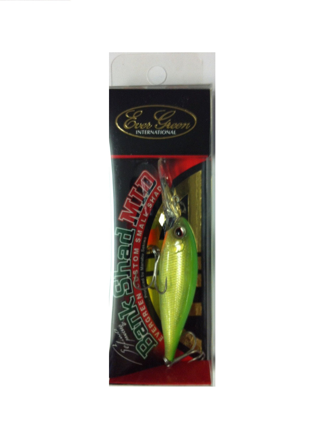 Evergreen #268 Shad Bank Shad Mid 2.4 inches (6 cm), 0.2 oz (6.8 g), Sparkling Lime