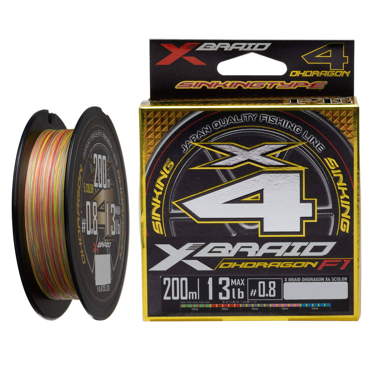 X-Braid Eau De Dragon X4 5 Color 200m