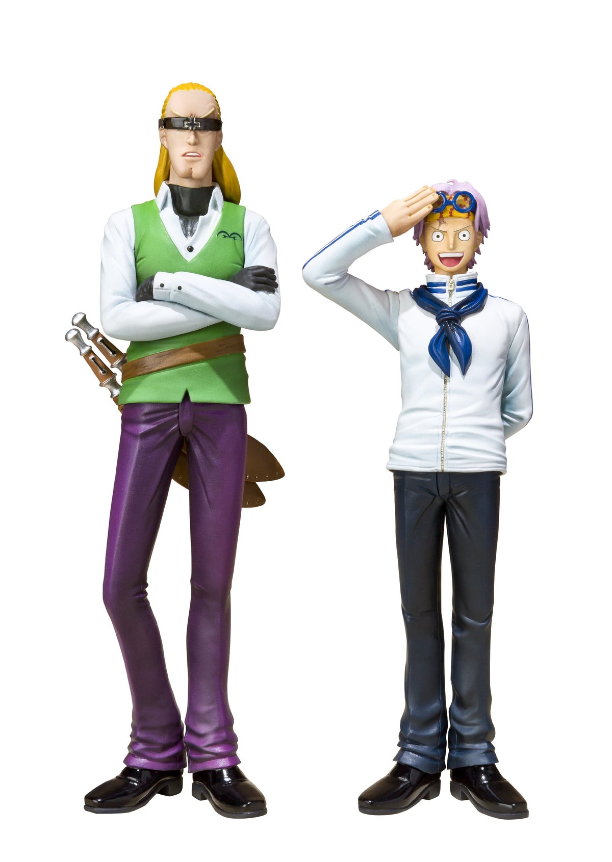 Bandai Figuarts Zero Coby & Helmeppo (PVC Figure) One Piece Aprox 5"
