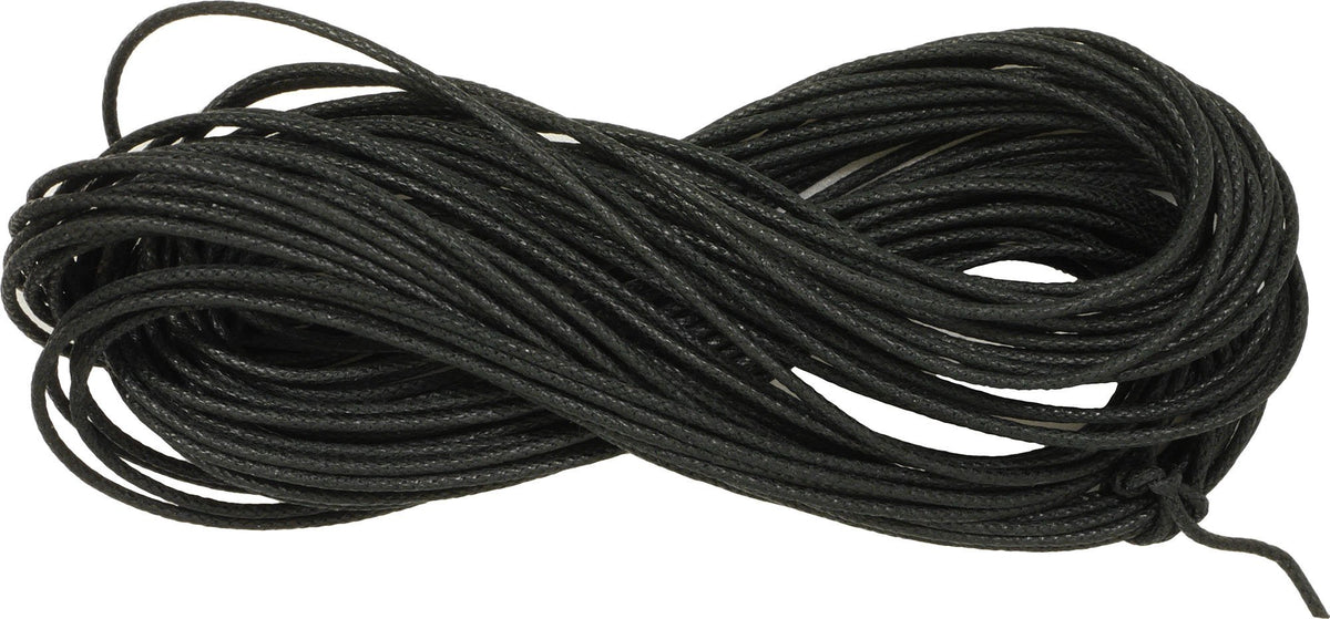 Merchen Art Romance Cord, 0.06 inches (1.5 mm), Color 856, Black, 32.8 ft (10 m)
