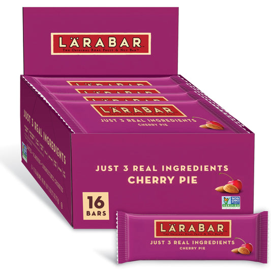 Larabar Cherry Pie Fruit and Nut Bar, Gluten Free and Vegan, 27.2 oz, 16 Ct