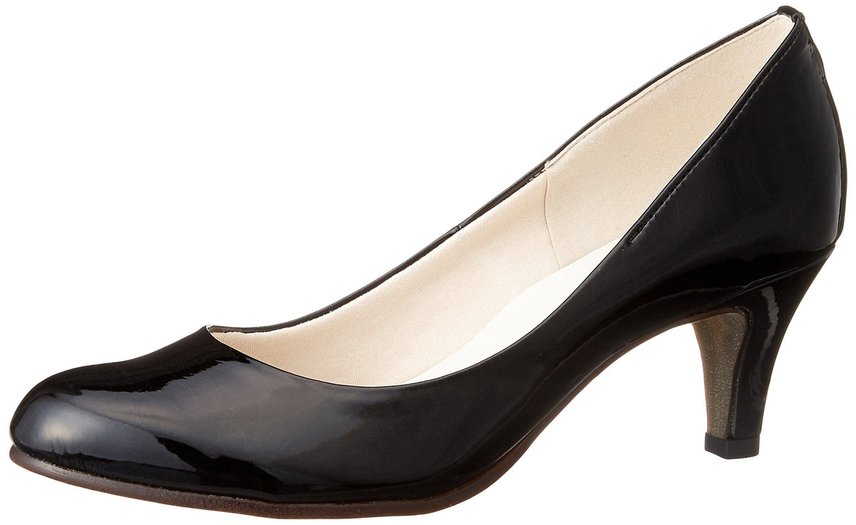 ESPERANZA(エスペランサ) Women's Pump, Black Enamel, JP 3(23cm)