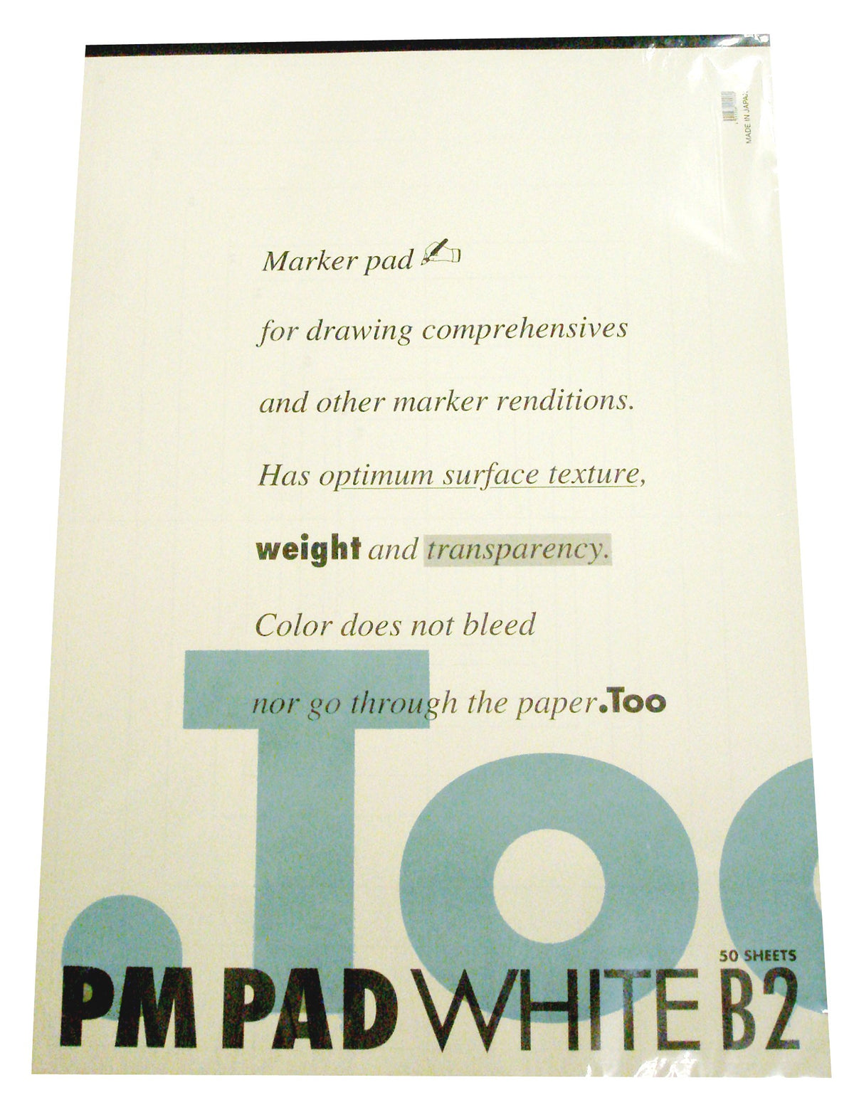 PM PAD - Marker Pad - Size B2 - 50 Sheets