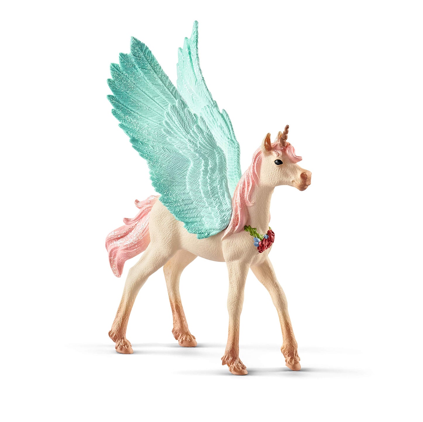 Schleich Bayala - Decorated Unicorn Pegasus, Foal - Kids Ages 5+ | 70575