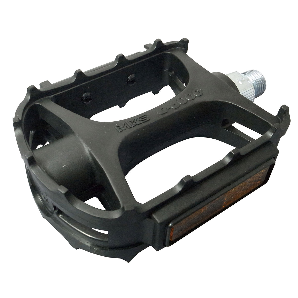 Mikashima G-6000 Bicycle Pedal, 1/2 Inch Core, Black