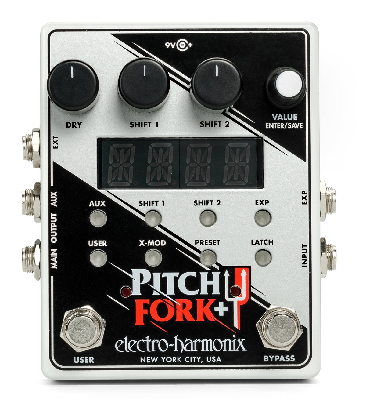 Electro-Harmonix Pitch Fork Plus Polyphonic Pitch Shifter Pedal