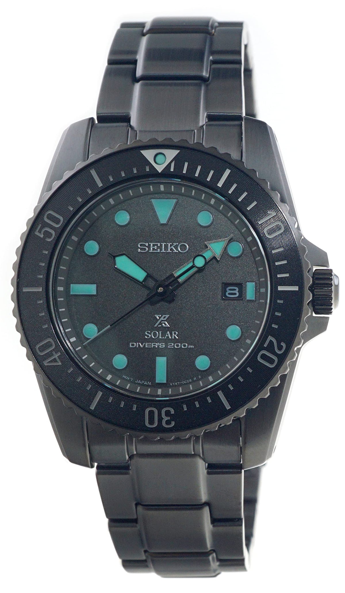SEIKO Prospex ‘Black Series’ Solar Diver’s 1965 Re-Interpretation Watch SNE587P1