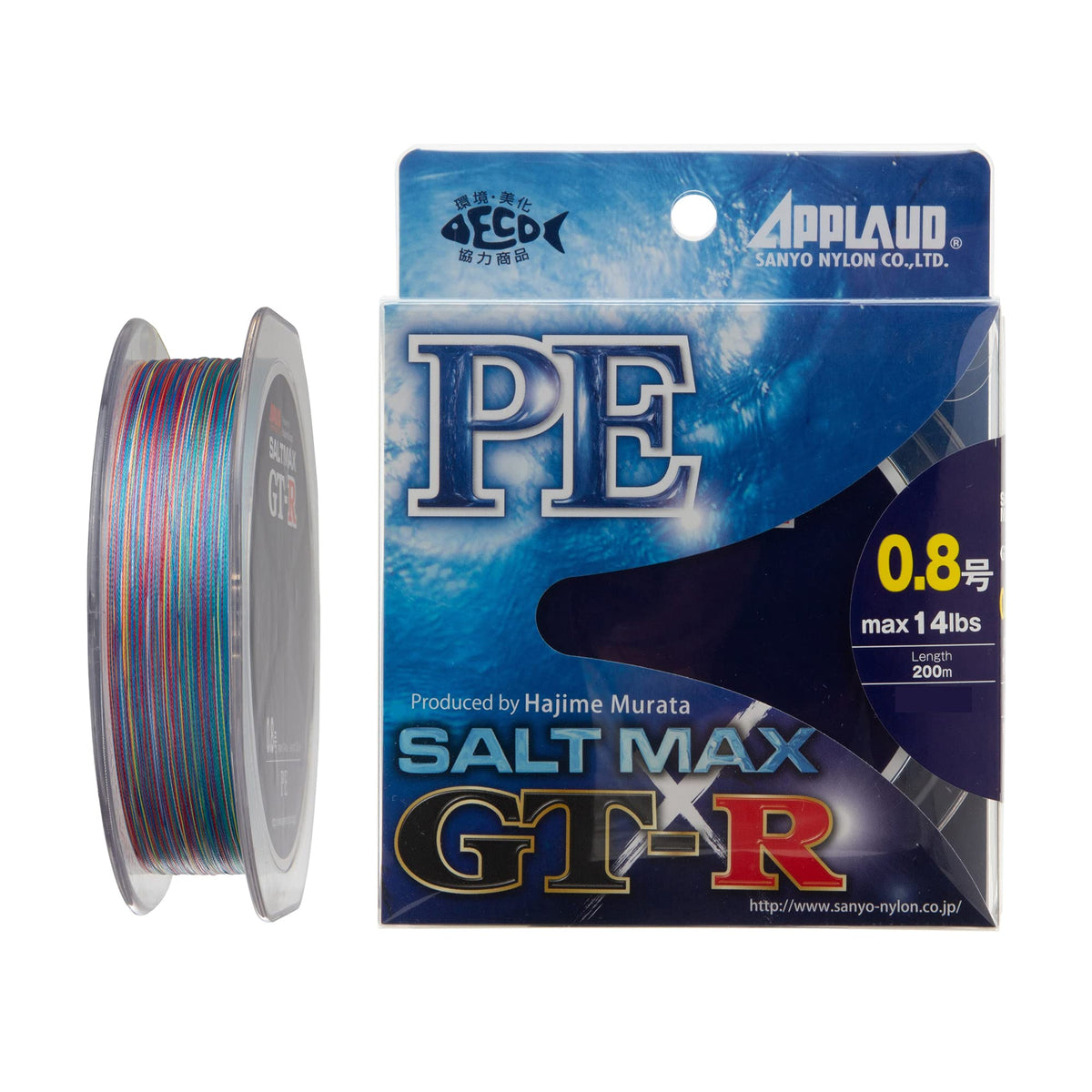 SANYO-NYLON Salt Max GT-R PE 200m 0.8 14LB