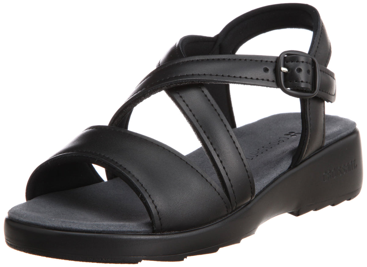 Croissant CR4591 Sandals, Black, M, US Men's Size 5.5 - 5.5 (23 - 23.5 cm)