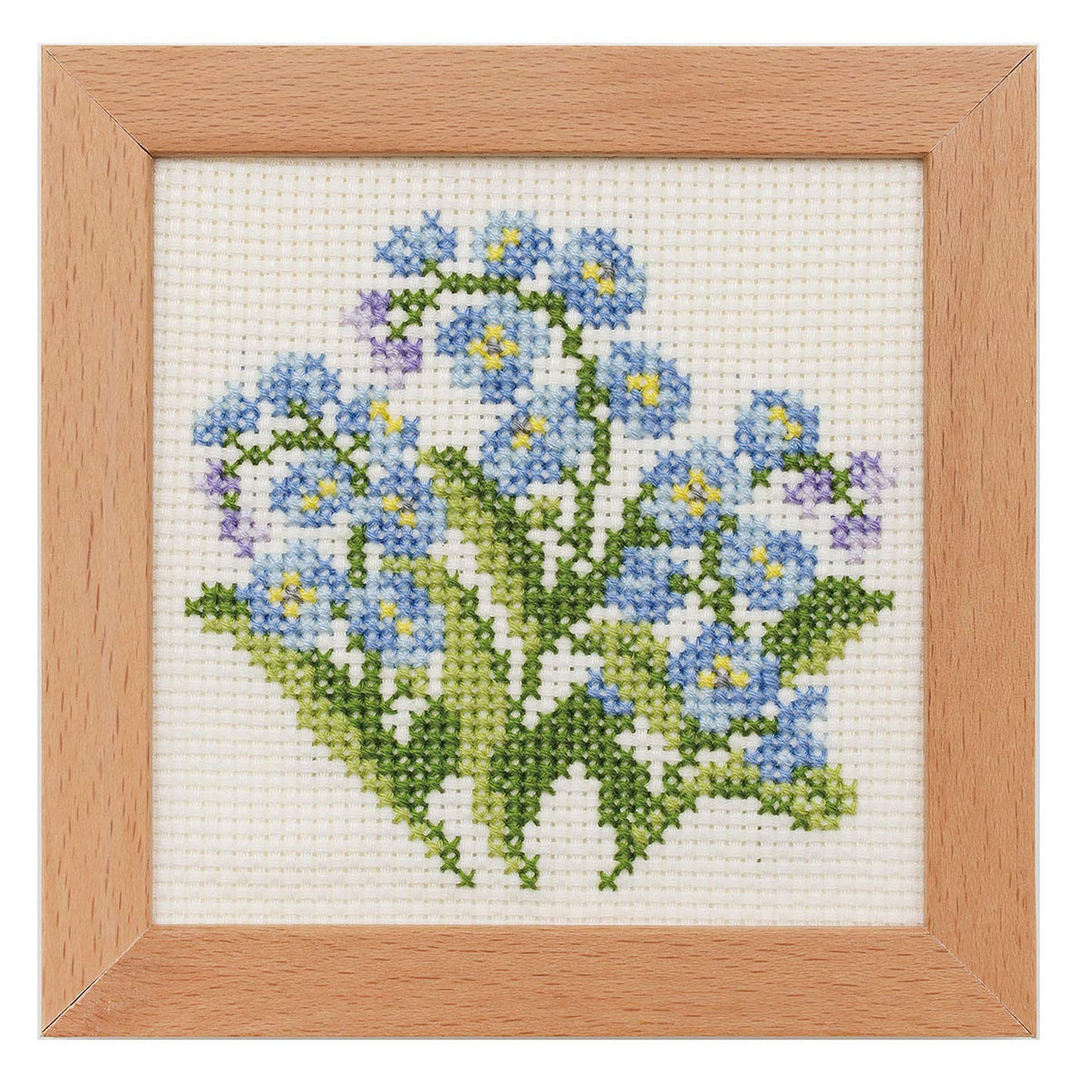 Lecien 884 Small Flower Frame Cross Stitch Embroidery Kit