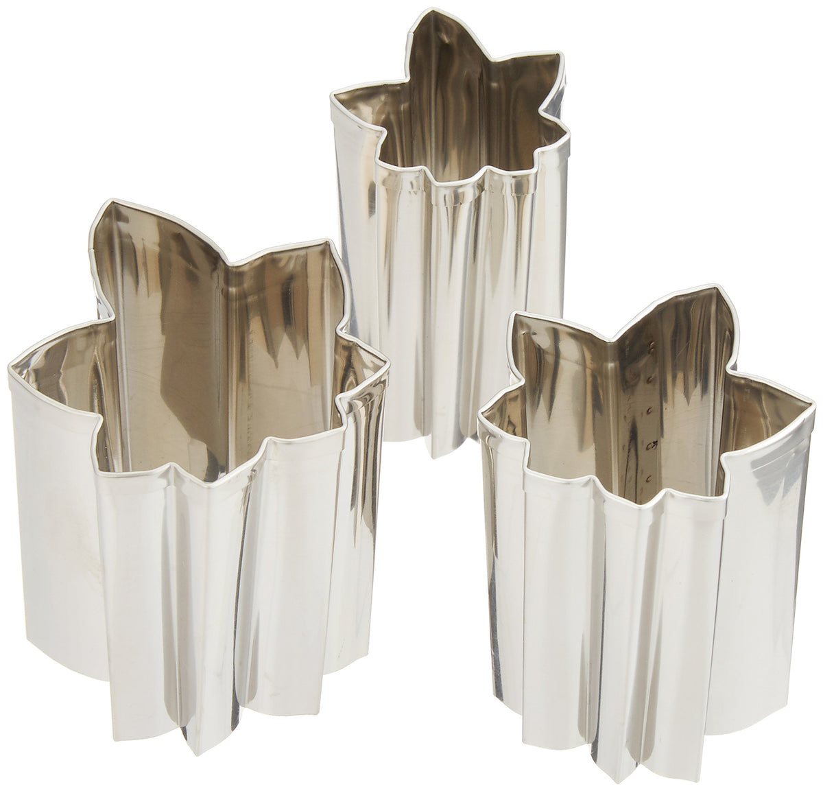 Endoshoji Professional BNK6701 Die Cutter, Set of 3, Autumn Leaves, 18-8 Stainless Steel, Made in Japan