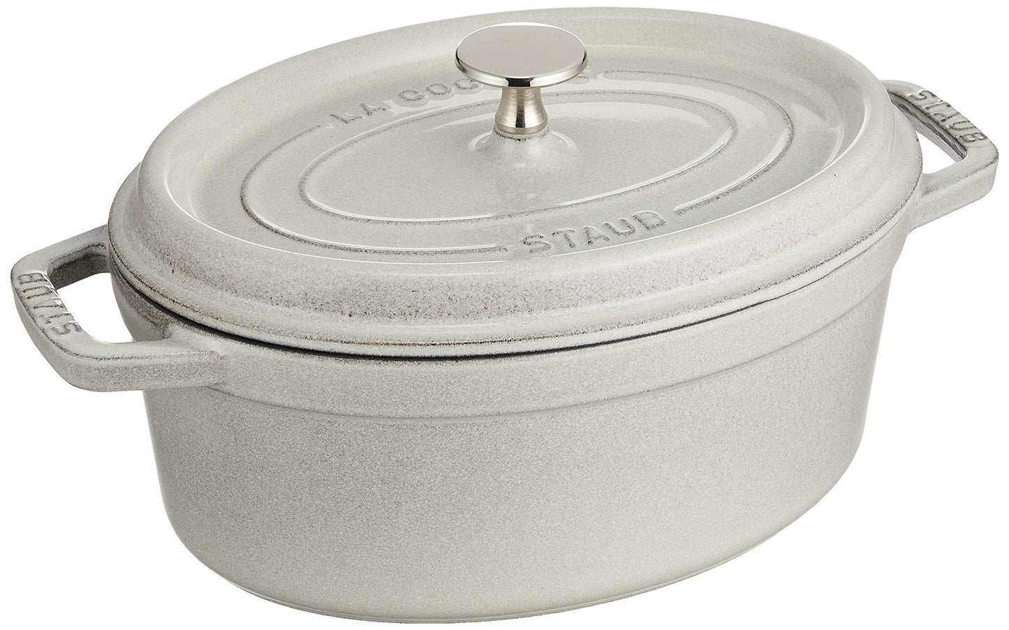 Staub 40501-421 Pico Cocotte Oval Campagne 9.1 inches (23 cm), Double Handed, Cast Enamel, Pot, Oval, Induction Compatible, Authentic Japanese Product with Serial Number, La Cocotte Oval