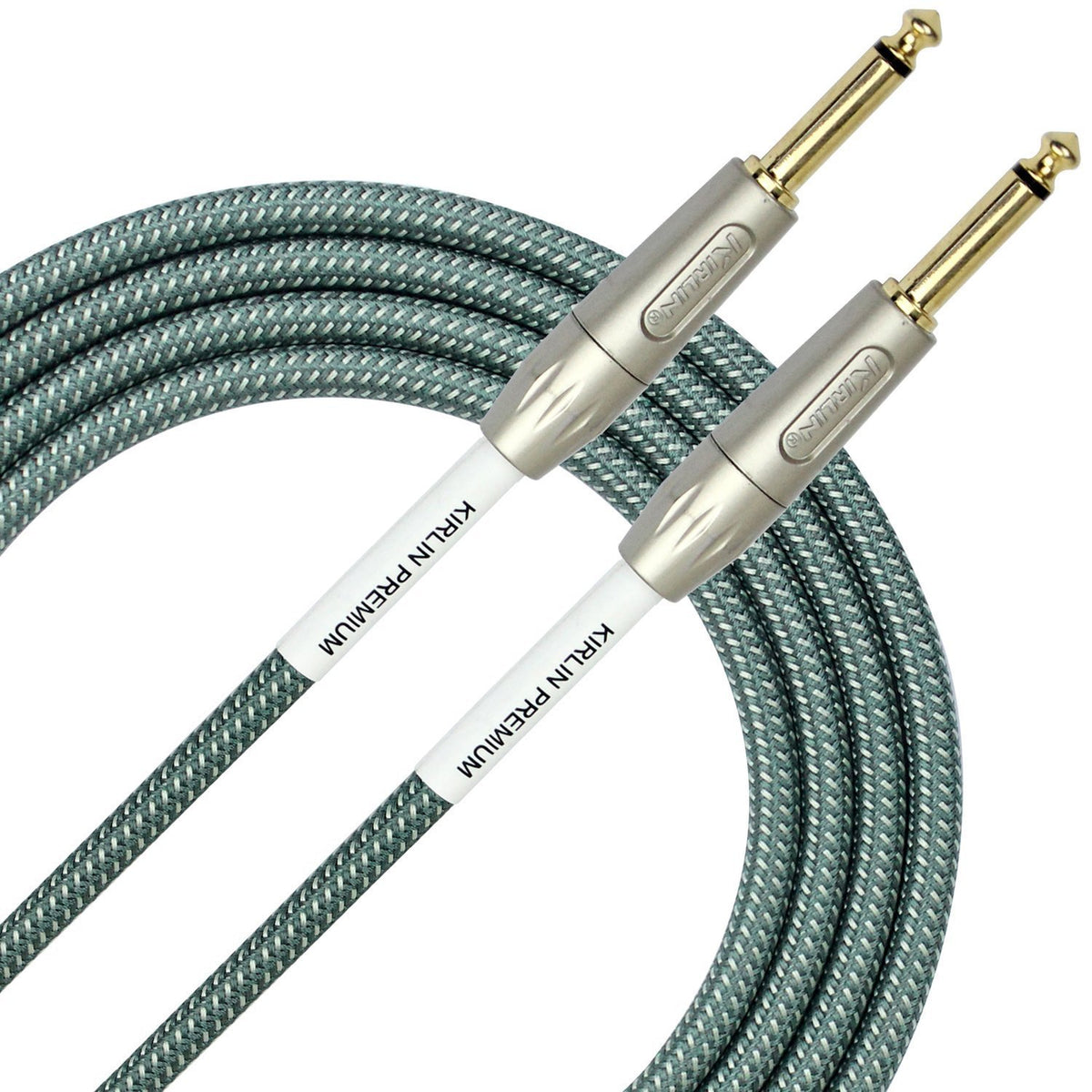 Kirlin iwb 201-3OL Premium Plus Instrument Cable Straight Jack/Straight Jack-Olive