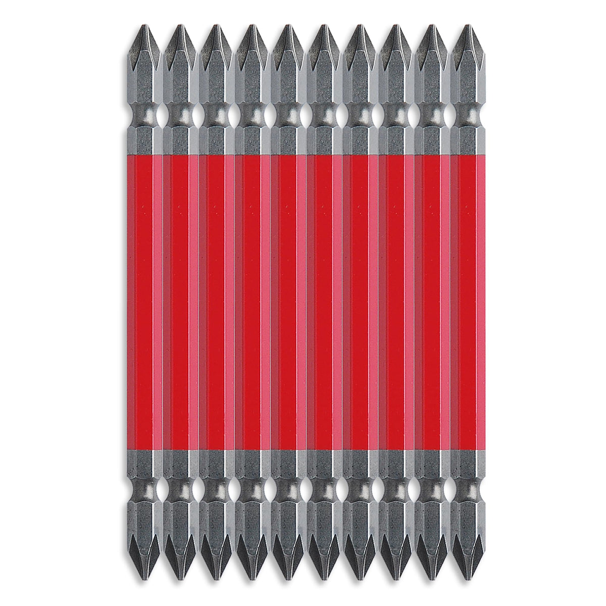 アネックスツール(Anex) AC-14M ANEX Color bit (one Plus for Both Heads), プラス1x110(10本), red