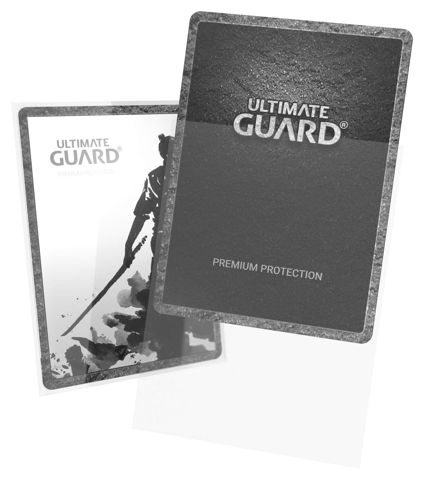 Ultimate Guard Katana Card Sleeves: 100 Standard Size TCG Sleeves, 66 x 91mm, Clear Back, Tournament Quality, No PVC & Acid-Free, High Clarity