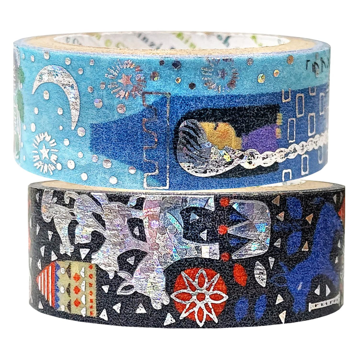 Shirido Masking Tape, Shinzi Katoh Fairy Tale Gemstone Grim Glitter, Set of 2 Y1 ks-dt-20086