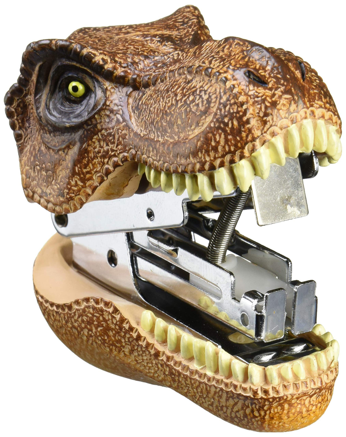 Seto Craft SR-4071 Design Accessories, Brown, 1.4 x 2.6 x 2.0 inches (3.5 x 6.5 x 5 cm), Stapler (Tyrannosaurus)