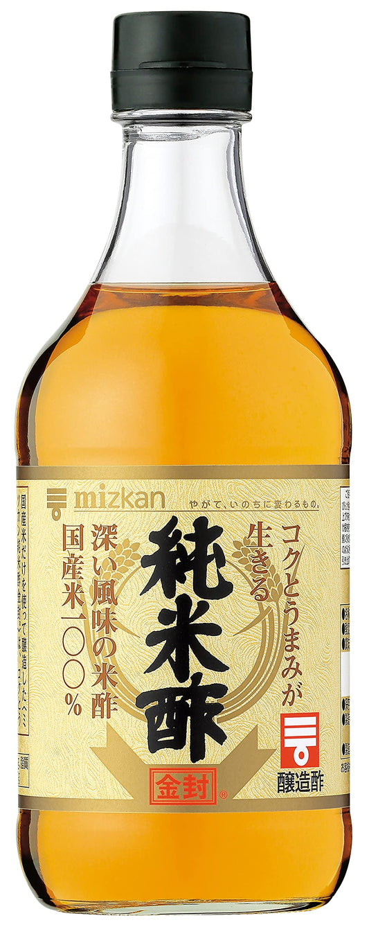 mizkan Pure Rice Vinegar Gold Label Domestic Rice 100% Use 500ml