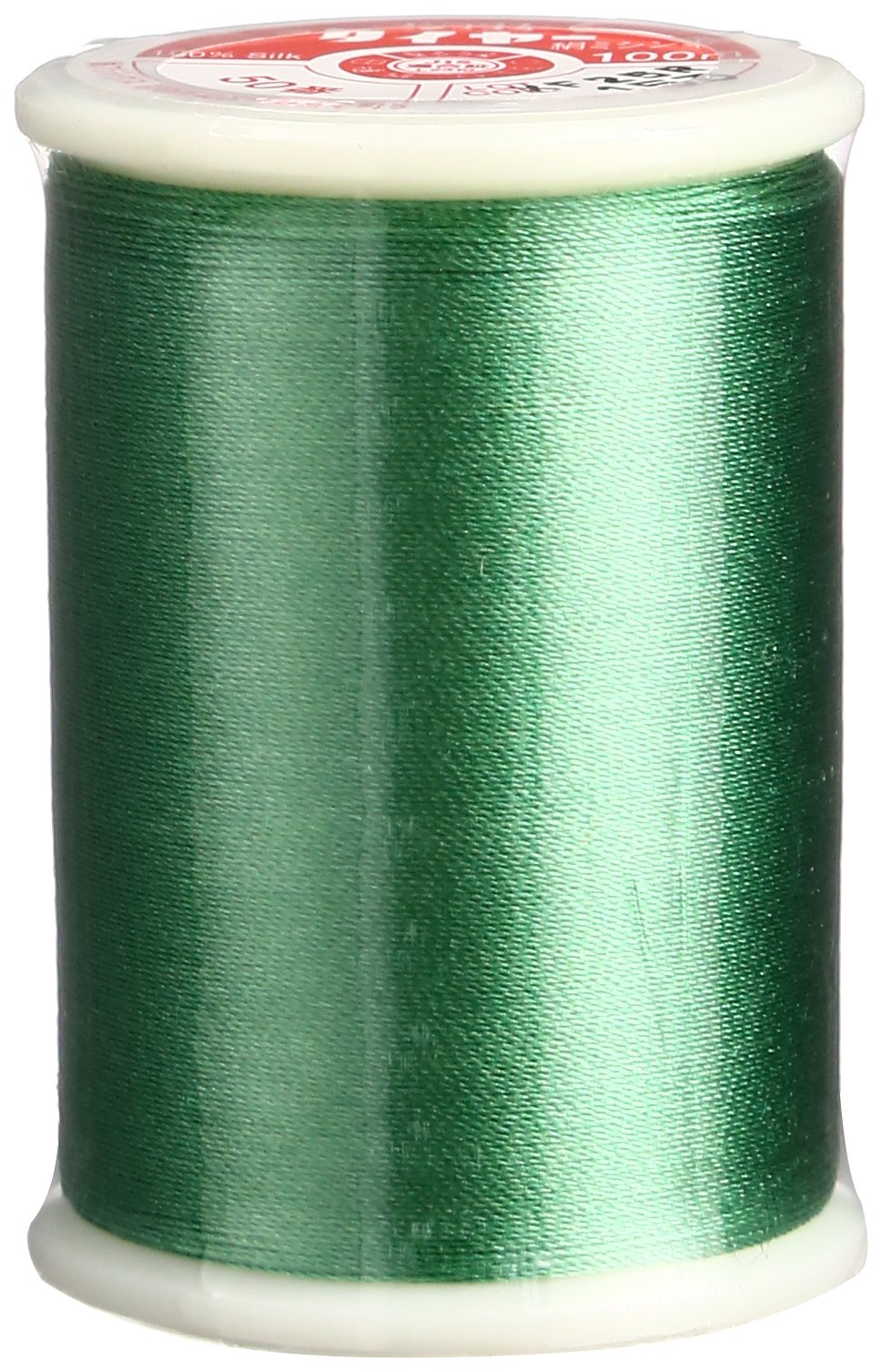Superior Threads Tire Silk #50 3-Ply 50-Weight High Sheen Silk Embroidery Quilting Sewing Thread - 109 Yard Spool (#153 Tonic & Lime)