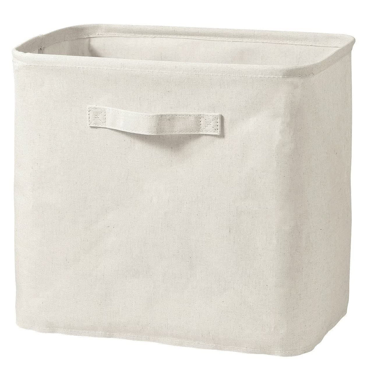 Muji 12403449 Soft Box, Large, Width 14.6 x Depth 10.2 x Height 13.4 inches (37 x 26 x 34 cm), Polyester Hemp, Rectangular, Colorless
