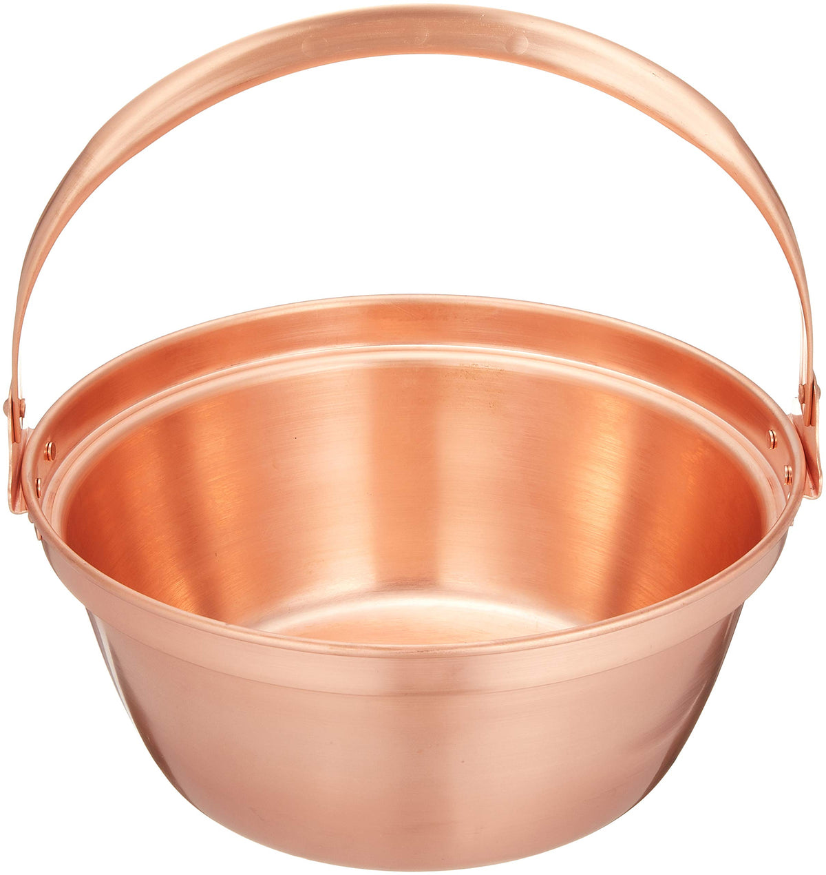Marushin Copperware Endo Shoji ASV01030 Copper Wild Vegetable Pot (Inner Tinned) 11.8 inches (30 cm)
