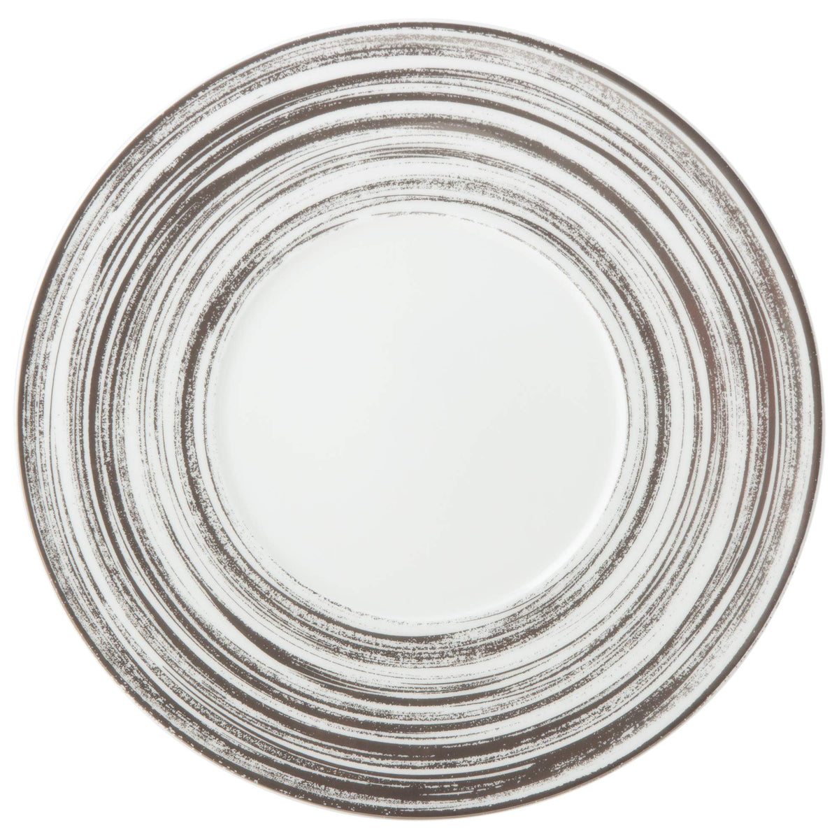 Narumi 51503-5664 Plate Plate, Platinum Brushed, Platinum, 10.6 inches (27 cm), Rim