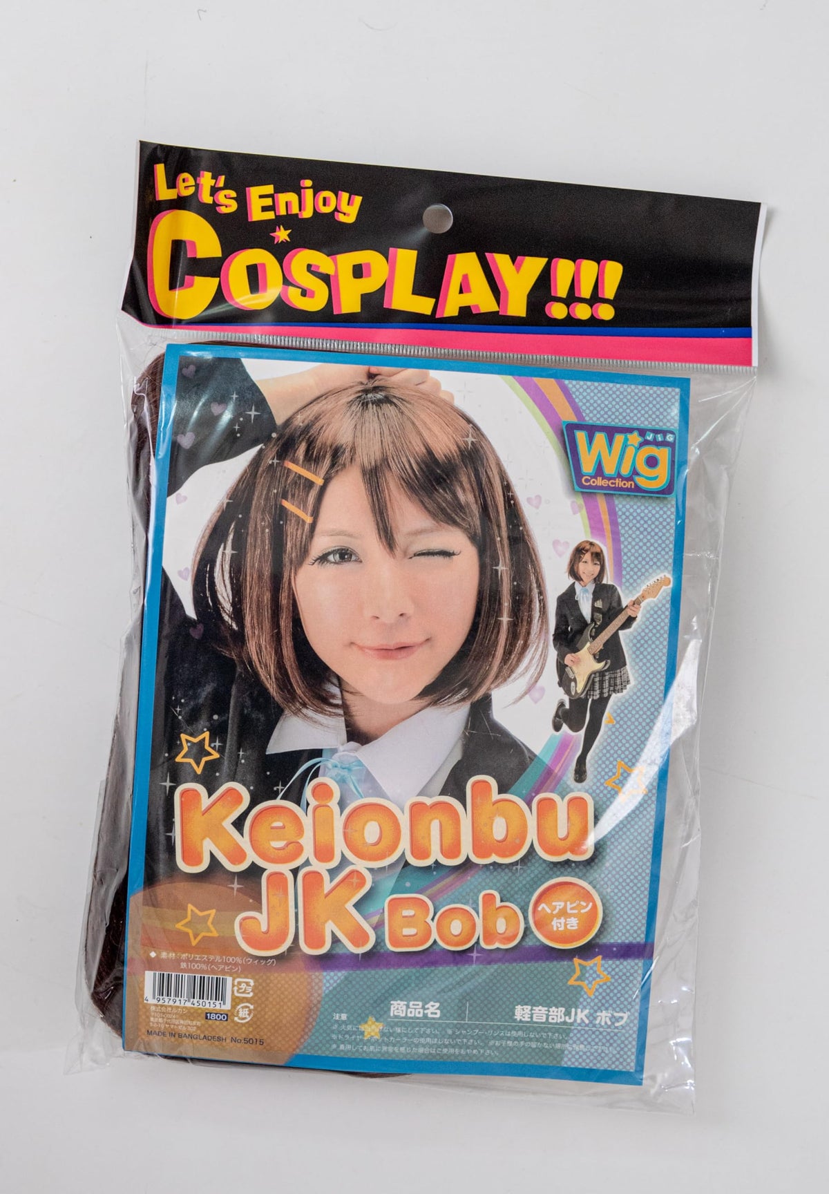 Party Goods Light Sound Section JK Bob Wig Unisex (Japan Import)