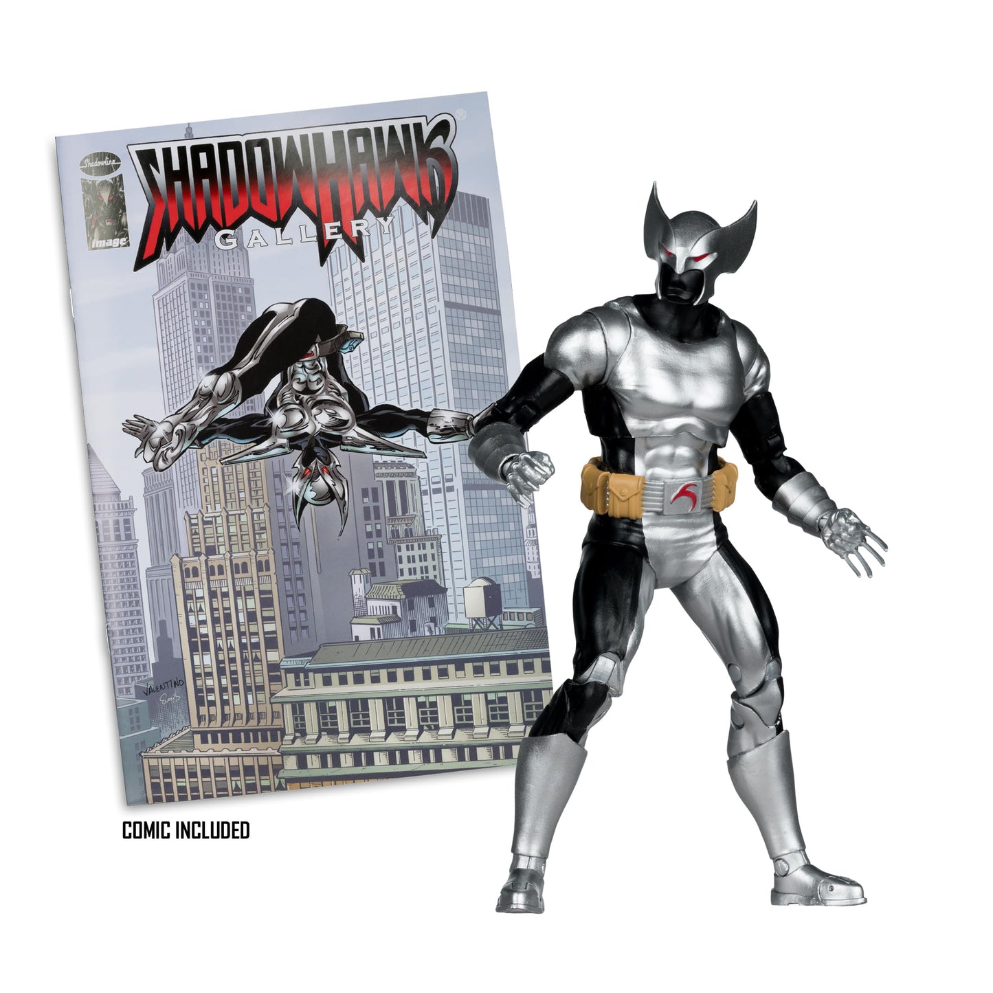 McFarlane Toys- ShadowHawk (Image Comics Founders Series) 7in Deluxe Action Figure McFarlane Elite Edition