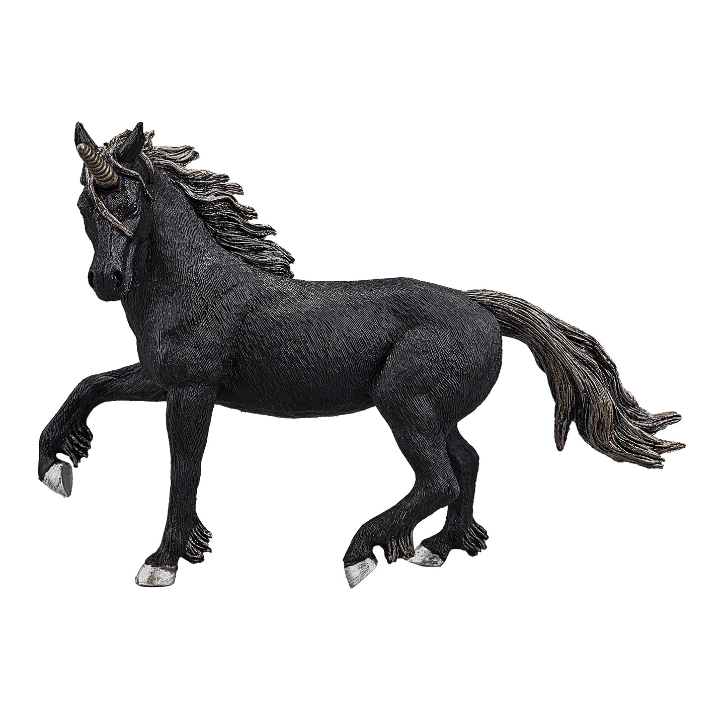 MOJO Dark Unicorn Realistic Fantasy Toy Replica Hand Painted Figurine