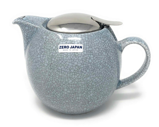 ZERO JAPAN Round Teapot 24 oz. (680 cc) with SLS Lid and Infuser Crackle Lavender