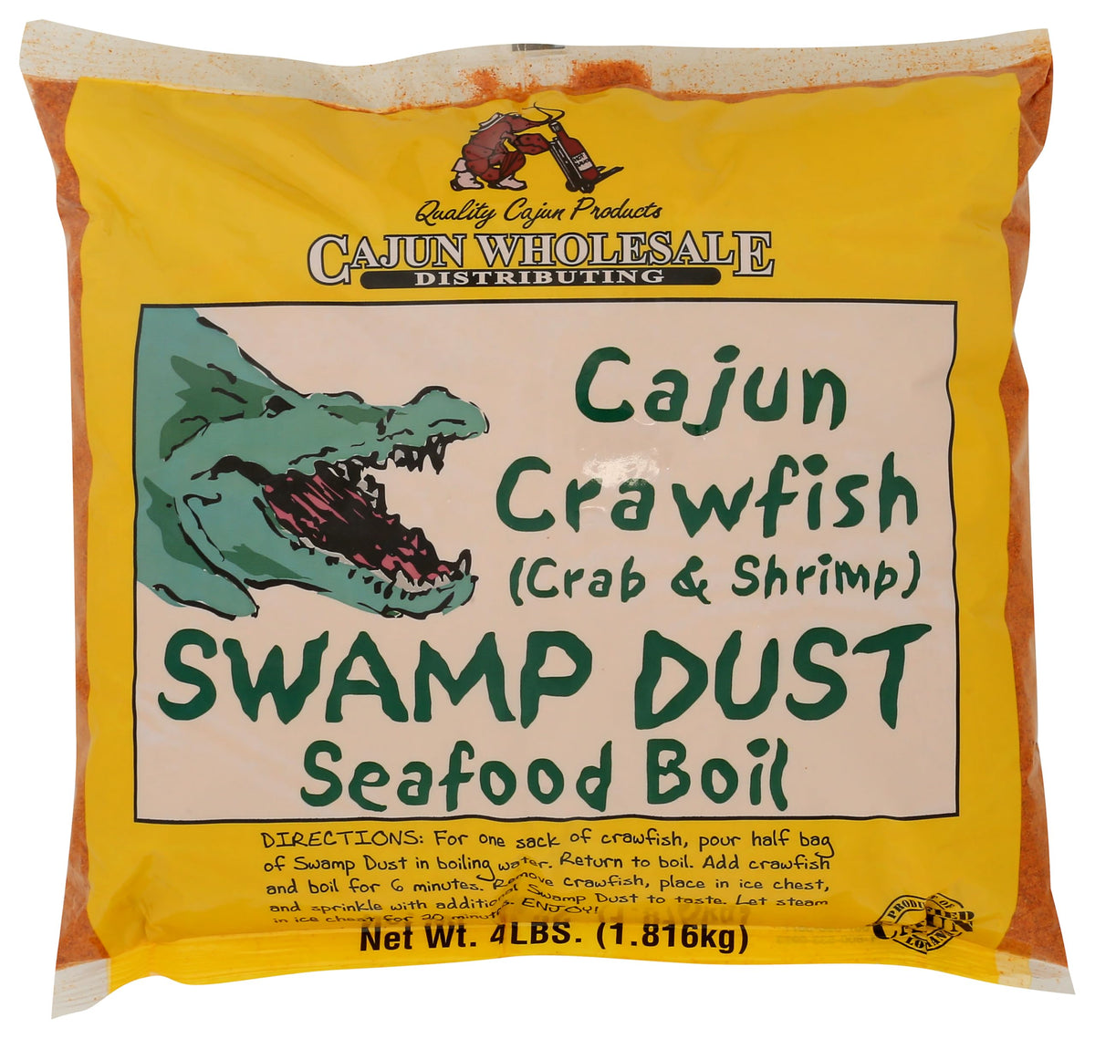 Cajun Crawfish (Crab & Shrimp) Swamp Dust 4LB
